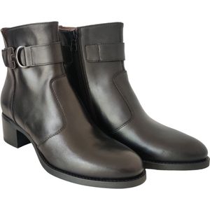 Nero Giardini 11270 Enkellaarsjes - Enkelboots met rits - Dames - Zwart - Maat 39