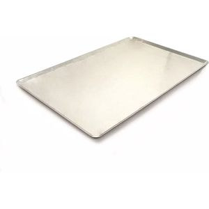 Bakplaat van aluminium 60 x 40cm - dichte hoeken van 45 graden - licht van gewicht