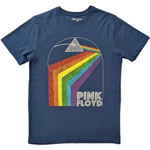 Pink Floyd - Prism Arch Heren T-shirt - 2XL - Blauw