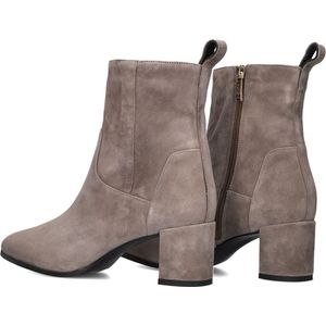 Notre-V 8543 Enkellaarsjes - Enkelboots met rits - Dames - Grijs - Maat 40