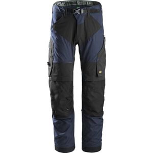 Snickers 6903 FlexiWork, Werkbroek+ - Donker Blauw/Zwart - 100