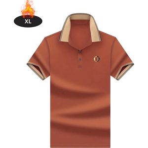 Bovista Poloshirt Heren - T-Shirt Heren - Shirt - Overhemd - Polo Shirt - Rood Oranje - XL