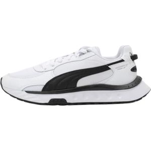 Puma Wild Rider - Maat 42 - Wit/Zwart - Sneakers Heren