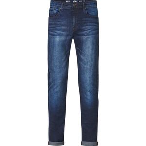 Petrol Industries - Heren Nash Narrow Fit Jeans - Zwart/Blauw - Maat W32L36