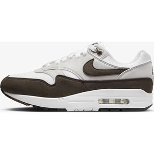 Nike Air Max 1 '87 ""Baroque Brown"" - Sneakers - Unisex - Maat 40.5 - Wit/Zwart/Baroque Brown
