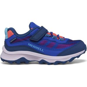 Merrell Moab Speed Low AC Wandelschoenen voor Kids - Blauw- Berry - Maat 35