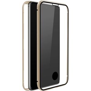 White Diamonds Cover 360° Glass Voor Samsung Galaxy A71 Goud