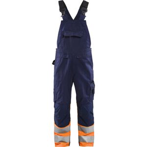 Blaklader High Vis bretelbroek 2662-1800 - Marineblauw/Oranje - D92