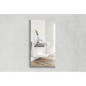 Rechthoekige Spiegel - Toiletspiegel - Verzilverd - 60 X 140 cm - Dikte: 4 mm - In Nederland Geproduceerd - Incl. Spiegelmontageset - Top Kwaliteit Wandspiegel Zonder Lijst .