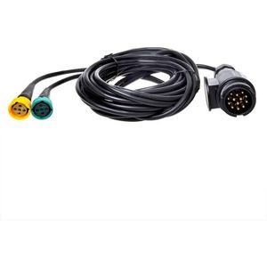 ProPlus Kabelset - 5 meter Kabel - Stekker 13 Polig naar 2 x Connector 5 Polig