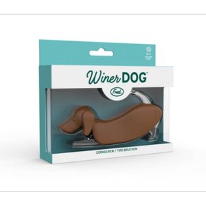 Kurkentrekker Teckel - Fles Opener - Corkscrew - Hond - Wijnopener - Luxe - Winer Dog - Wijn Accessoires