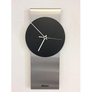 Wandklok ORION XL Black & Gold pointer Modern Design