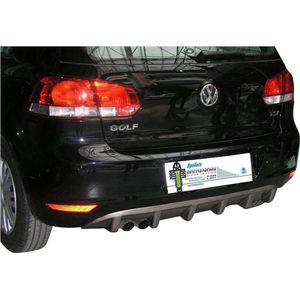 Motordrome Achterbumperskirt (Diffuser) passend voor Volkswagen Golf VI 3/5-deurs 2008-2012 (ABS)