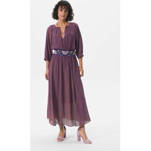 Sissy-Boy - Paarse maxi jurk met open rug