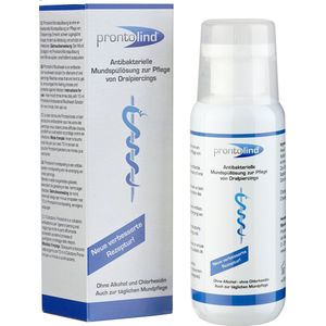 Prontolind Mondspoeling - 250 ml - Orale Piercing Nazorg - antibacterieel - zonder alcohol en fluoride vrij