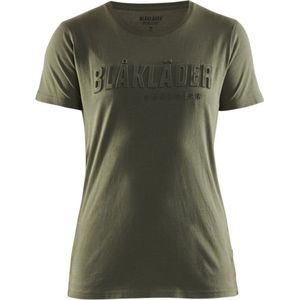 Blaklader Dames T-shirt 3D 3431-1042 - Herfstgroen - XXL