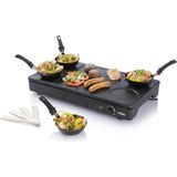 Domo DO8712W - Wokset - Partyset met grill - 4 pannetjes