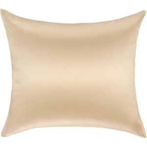 100% Zijden kussensloop Donker Champagne - 22MM - 40x80cm - Satijnen kussensloop