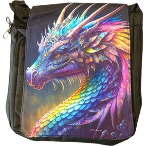 Rainbow Dragon Messenger Bag Small