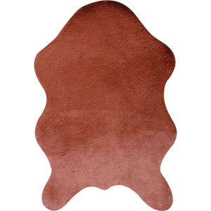 Linen & More - Vloerkleed 'Portland' (60cm x 100, Dark Camel)