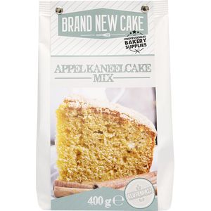 BrandNewCake® Appel/Kaneelcake-mix 400gr - Bakmix - Glutenvrij