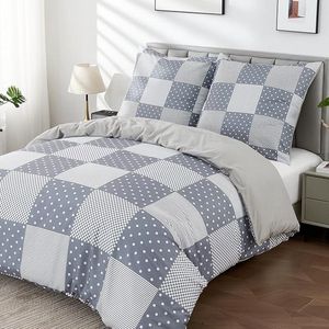 Bedding Duvet Cover Set - Soft Microfiber Duvet Cover 220 x 240 cm + 2 x 80 x 80 cm