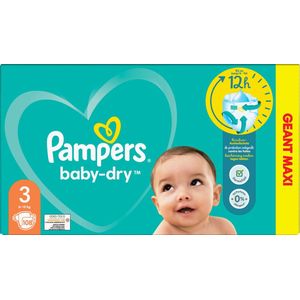 Pampers - Baby Dry - Maat 3 - Maxi Geant - 108 luiers