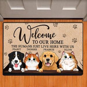 Bath Mat Non-Slip Door Mat Welcome Indoor Bath Mat 60 x 90 cm Front Door Rug Indoor Cats Dogs Dirt Trapper Mat Floor Mat Bath Runner Rug Living Room Bathroom Welcome Door Mat