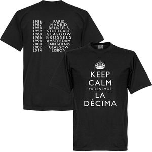 Keep Calm Ya Tenemos La Decima T-Shirt - Zwart - 4XL