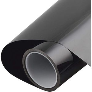 Verduisterende raamfolie met privacyfunctie - Statische hechtfolie voor effectieve UV-blokkering - 30 cm breed