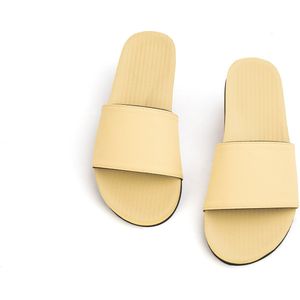 Indosole Slides Essential Light Dames Slippers - Geel - Maat 39/40