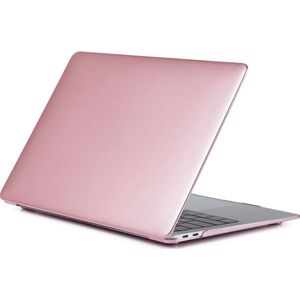 Mobigear Laptophoes geschikt voor Apple MacBook Air 13 Inch (2018-2020) Hoes Hardshell Laptopcover MacBook Case | Mobigear Metallic - Roségoud - Model A1932 / A2179 / A2337