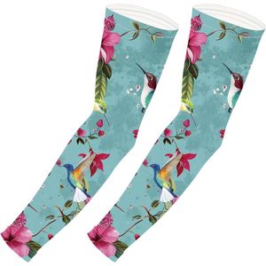 Tuinwerk dames en heren mouwen zonwering Hummingbird mouwen verkoelende armen ademende mouwen met duimgat 49 x 13 cm