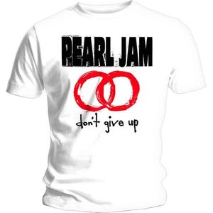 Pearl Jam - Don't Give Up Heren T-shirt - XL - Wit