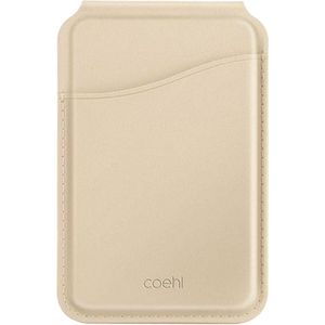 Coehl MagSafe kaarthouder met spiegel en standaard - Cream