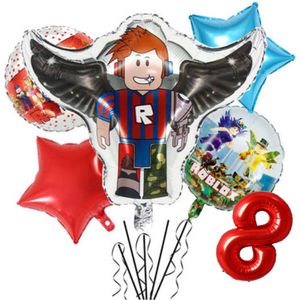 Roblox ballon set - 54x52cm - Folie Ballon - Roblox - Game - Gaming - Themafeest - 8 jaar - Verjaardag - Ballonnen - Versiering - Helium ballon