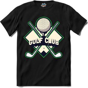 Golf Club | Golf - Golven - T-Shirt - Unisex - Zwart - Maat 4XL