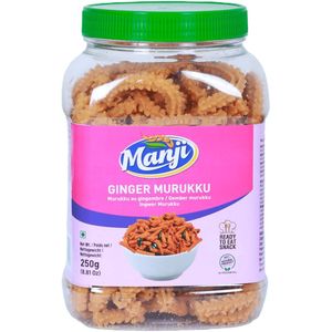 Manji - Gember Murukku - Indiase Snack - 3x 250 g