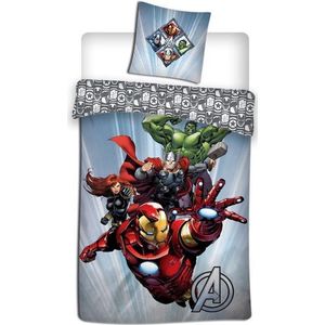 Marvel Avengers Dekbedovertrek - 140 x 200 cm - Polyester