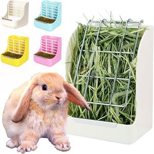 Lexium Hooiruif - Hooivoeren voor konijn of cavia - Hooidispenser knaagdier - Voerbak konijn - Voerruif