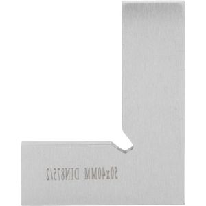Haakse Framing Square 90 Graden 50x40mm Machinist Square Ruler Engineer Framing Tool Voor Houtbewerking Timmerlieden Meten