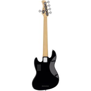 Sire Basses V7+ A5F/BK basgitaar, fretloos, 5-snarig, elzen, zwart