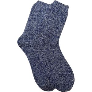 Warmhoudende Fleece Unisex Sokken / Thermo Sokken / Huissokken | Warmte Sok / Socks - Blauw
