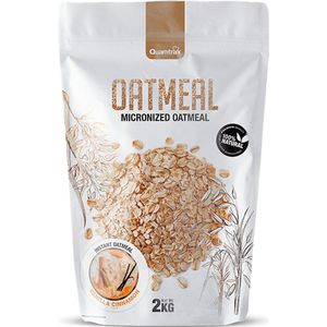 Quamtrax Nutrition Instant Oatmeal - Fijne Havermout - 2000 Gram - Vanilla Cinnamon