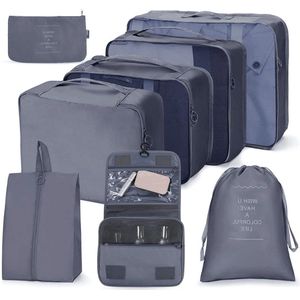Waterproof Travel Luggage Organizer - Clothes Shoes Cosmetics Toiletries Storage Bags