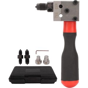 Koperen Buisremleiding Enkele Dubbele Flare Gereedschapsadapter Universeel Autoreparatiegereedschap Voor Efficiënte Remleidingreparaties
