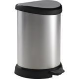 Curver Decobin Prullenbak - 15L - Metallic - Recycled Kunststof