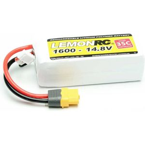 LemonRC LiPo accupack 14.8 V 1600 mAh Aantal cellen: 4 35 C Softcase XT60