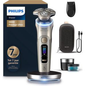 Philips Shaver i9000 Prestige Ultra Elektrisch Scheerapparaat Voor Mannen - Met Quick Clean Pod & Precisietrimmer - Goud - XP9403/31