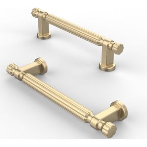 Selbro ® Set van 10 Elegante Messing Klinken voor Keuken en Badkamerdeuren
